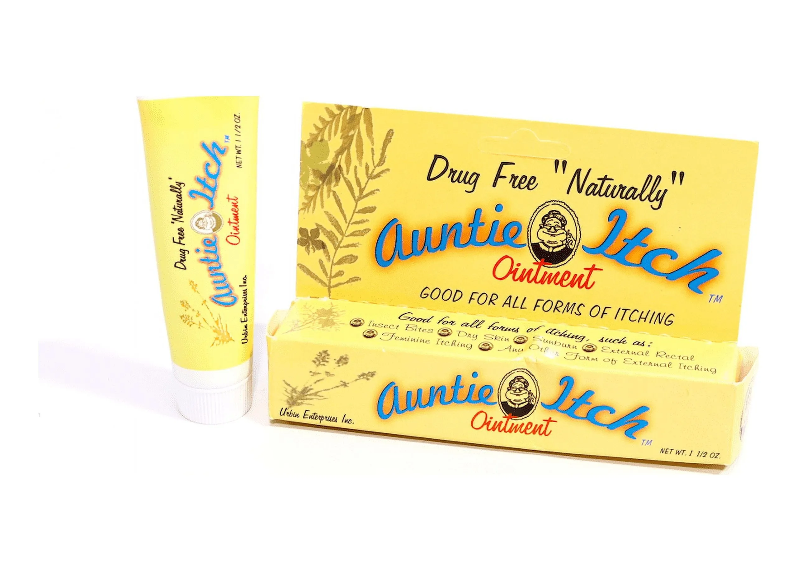 Auntie Itch Ointment, All-Natural Formula, 1.5 oz. Tube