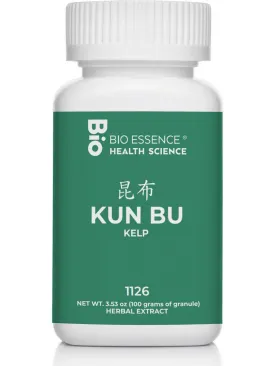 Bio Essence Health Science, Kun Bu, Eckloniae Thallus, 5:1 Extract Granules, 100 grams