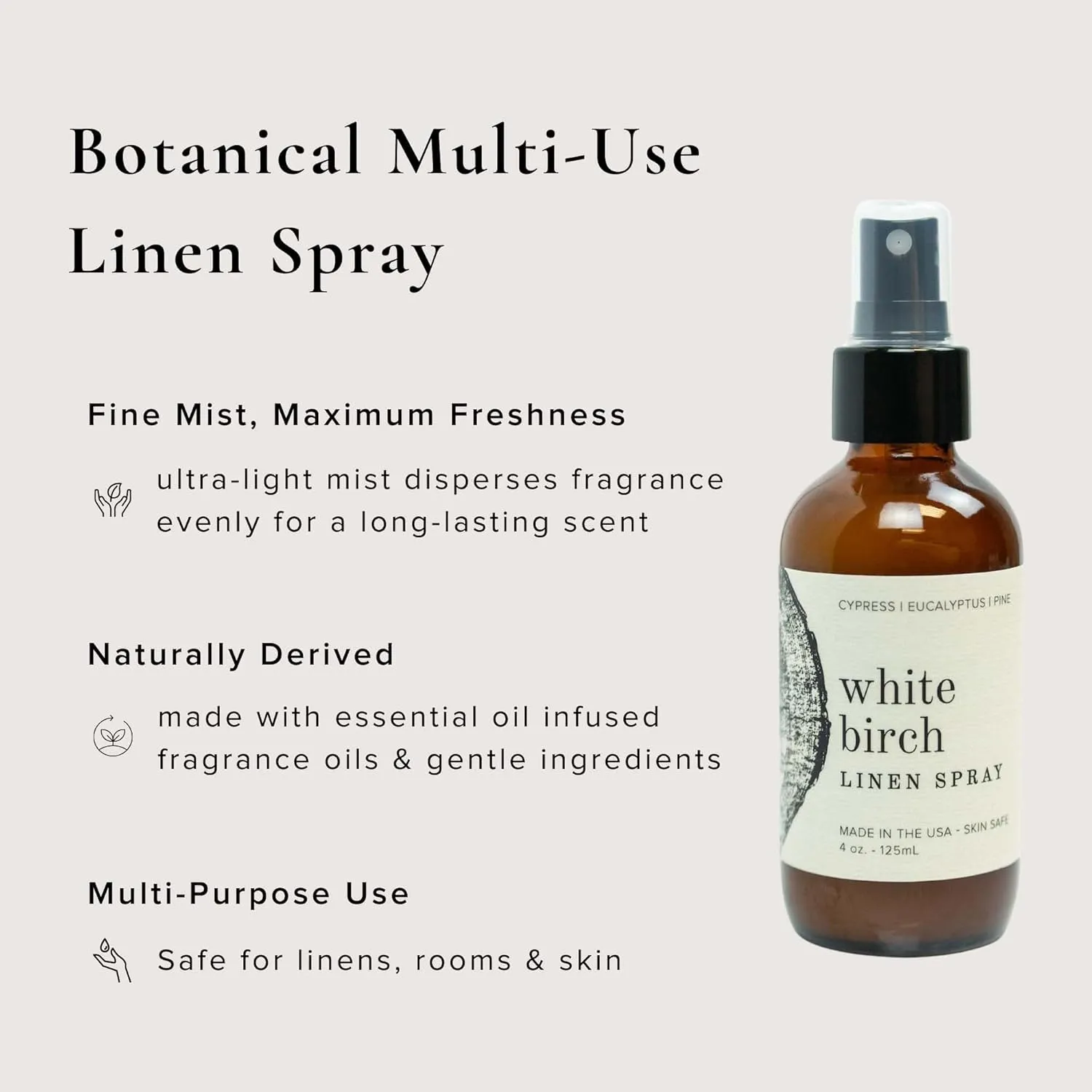BROKEN TOP Organic Linen & Room Spray (White Birch)