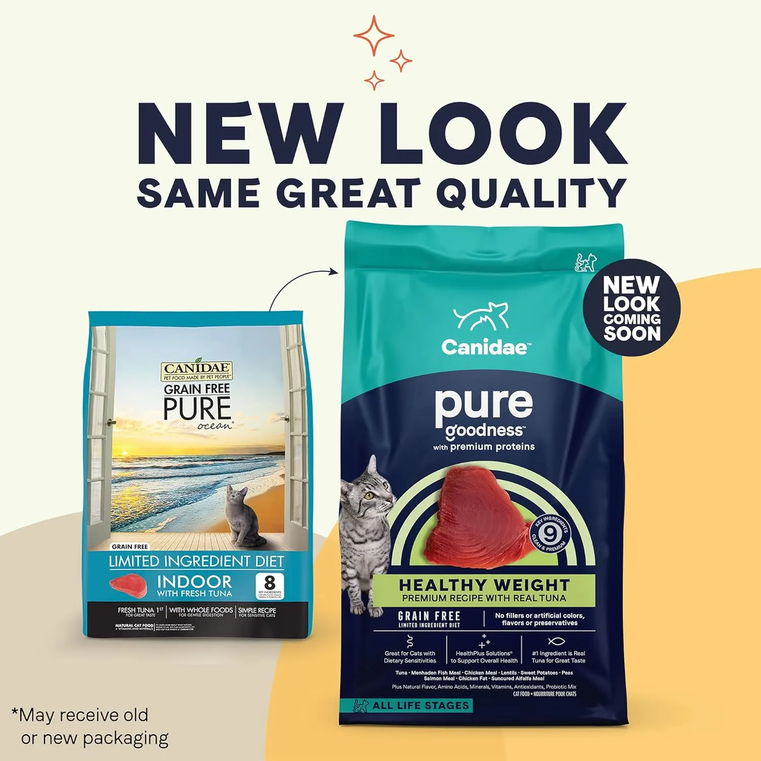 Canidae Pure Healthy Weight Limited Ingredient Premium Dry Cat Food, Real Tuna Recipe, 10 lbs, Grain Free