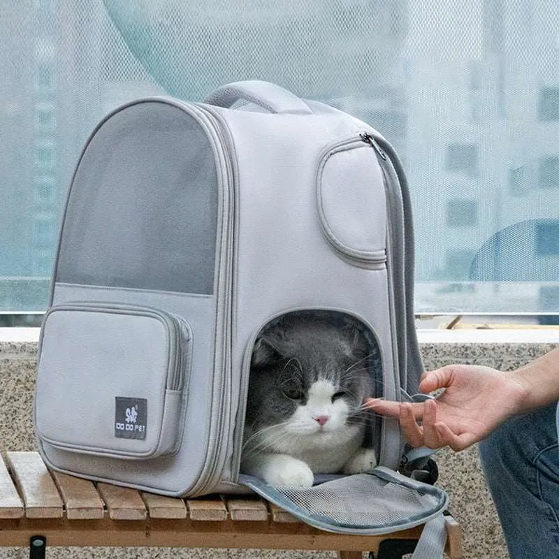 Carrier Mesh Backpack Bag for Small Dog & Cats