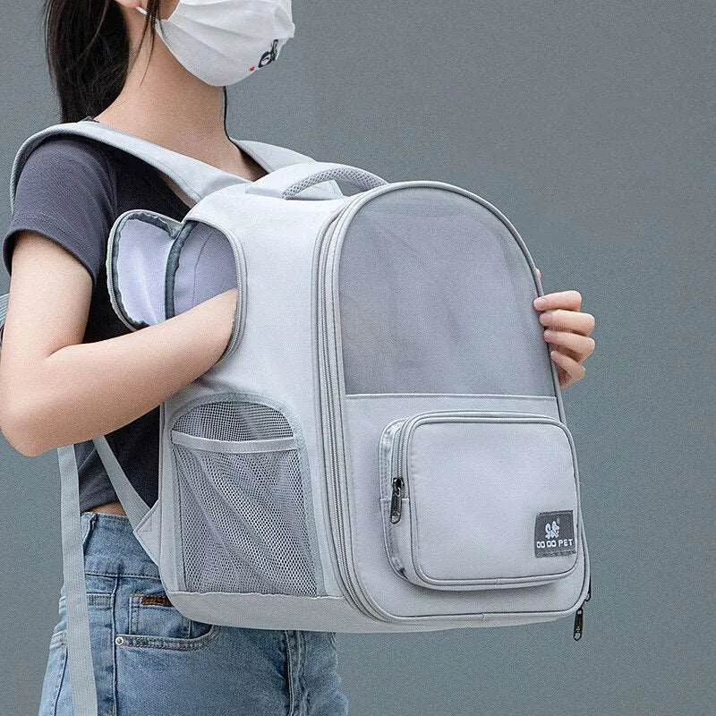 Carrier Mesh Backpack Bag for Small Dog & Cats