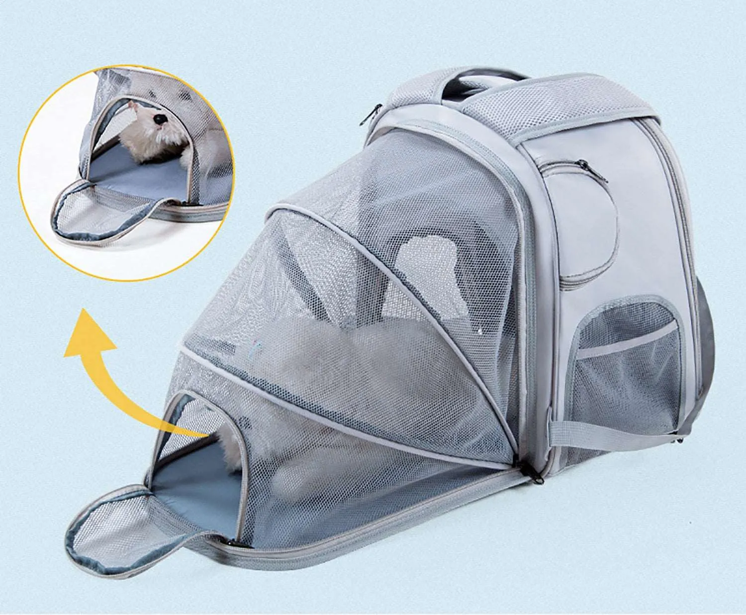 Carrier Mesh Backpack Bag for Small Dog & Cats