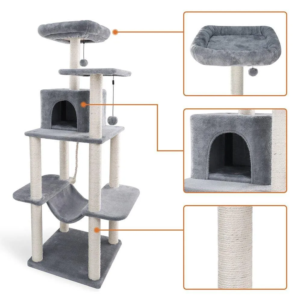 Cat Climbing Tree Tower