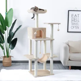 Cat Climbing Tree Tower