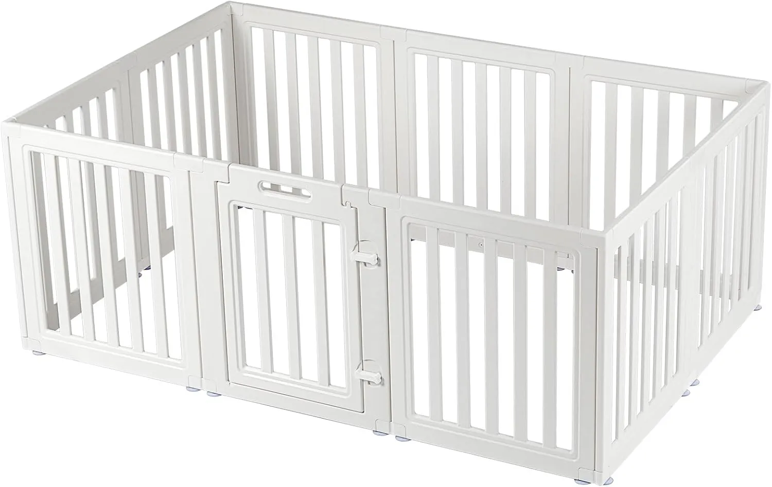 Dog Playpen,Clear Dog Pen, Acrylic Dog PenEasy to Install and Remove Dog Play Pen and Kennel Playpen, Suitable for Dogs, Cats,Dog Playpen Indoor (White, 23.6" Height, 10PCS)