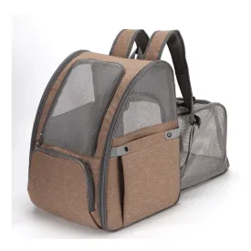 Expandable Breathable Mesh Cat Backpack Bag