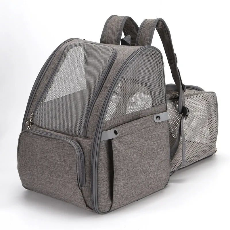 Expandable Breathable Mesh Cat Backpack Bag