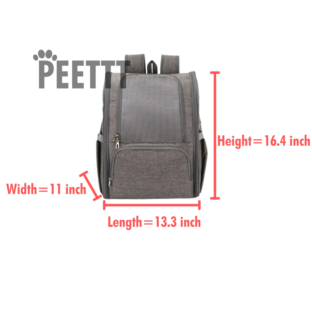 Expandable Breathable Mesh Cat Backpack Bag