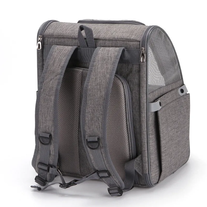 Expandable Breathable Mesh Cat Backpack Bag