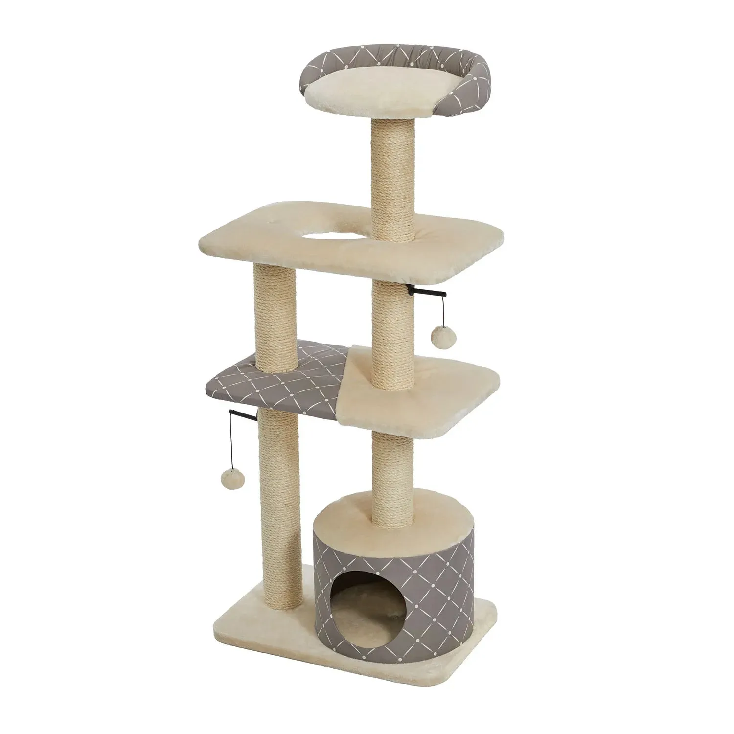 Feline Nuvo Catitude Cat Tower - Mushroom