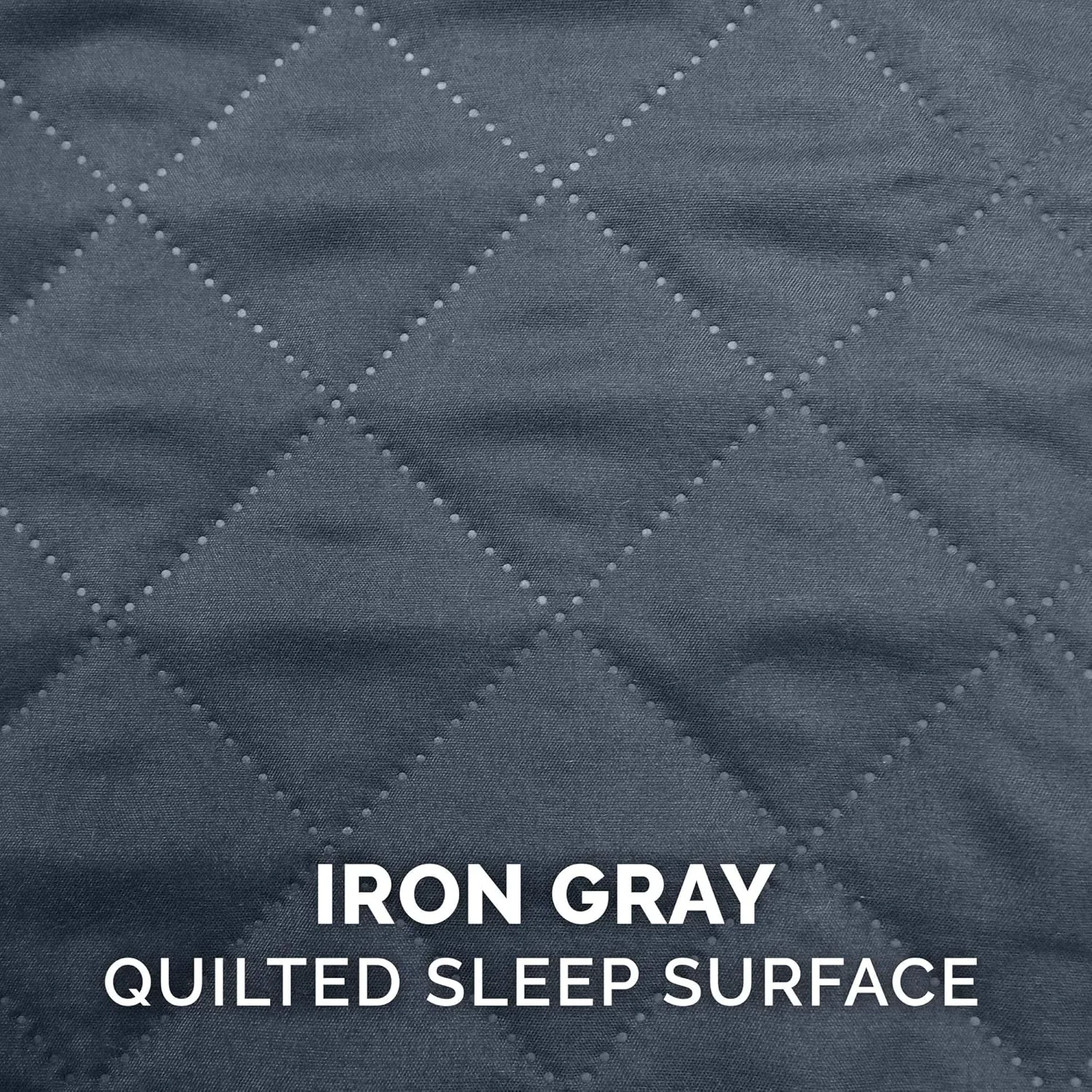 Furhaven Orthopedic Dog Bed for Large Dogs w/ Removable Bolsters & Washable Cover, For Dogs Up to 125 lbs - Quilted Sofa - Iron Gray, Jumbo Plus/XXL