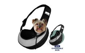 Grey Expandable Pet Sling Bag