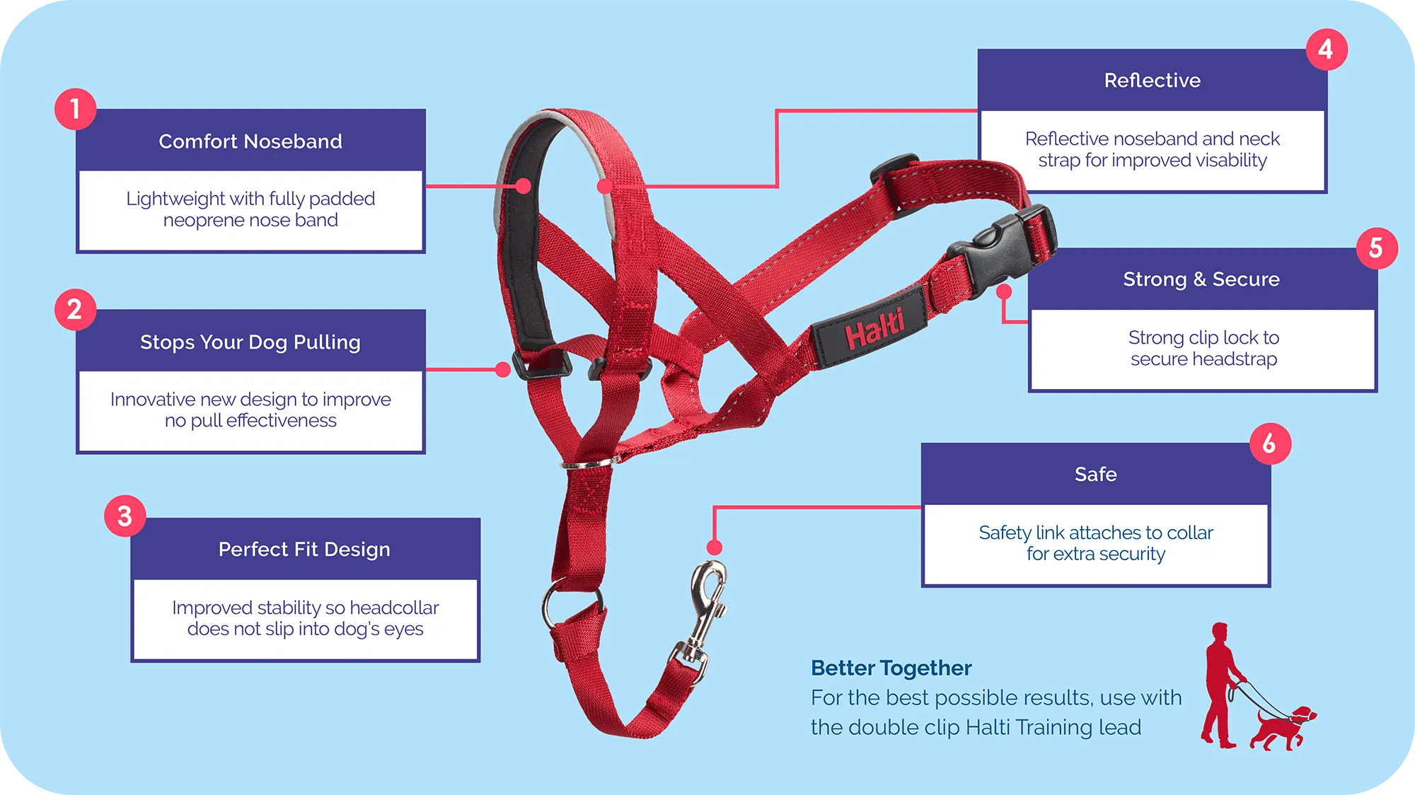 Halti Headcollar with Padded Nose