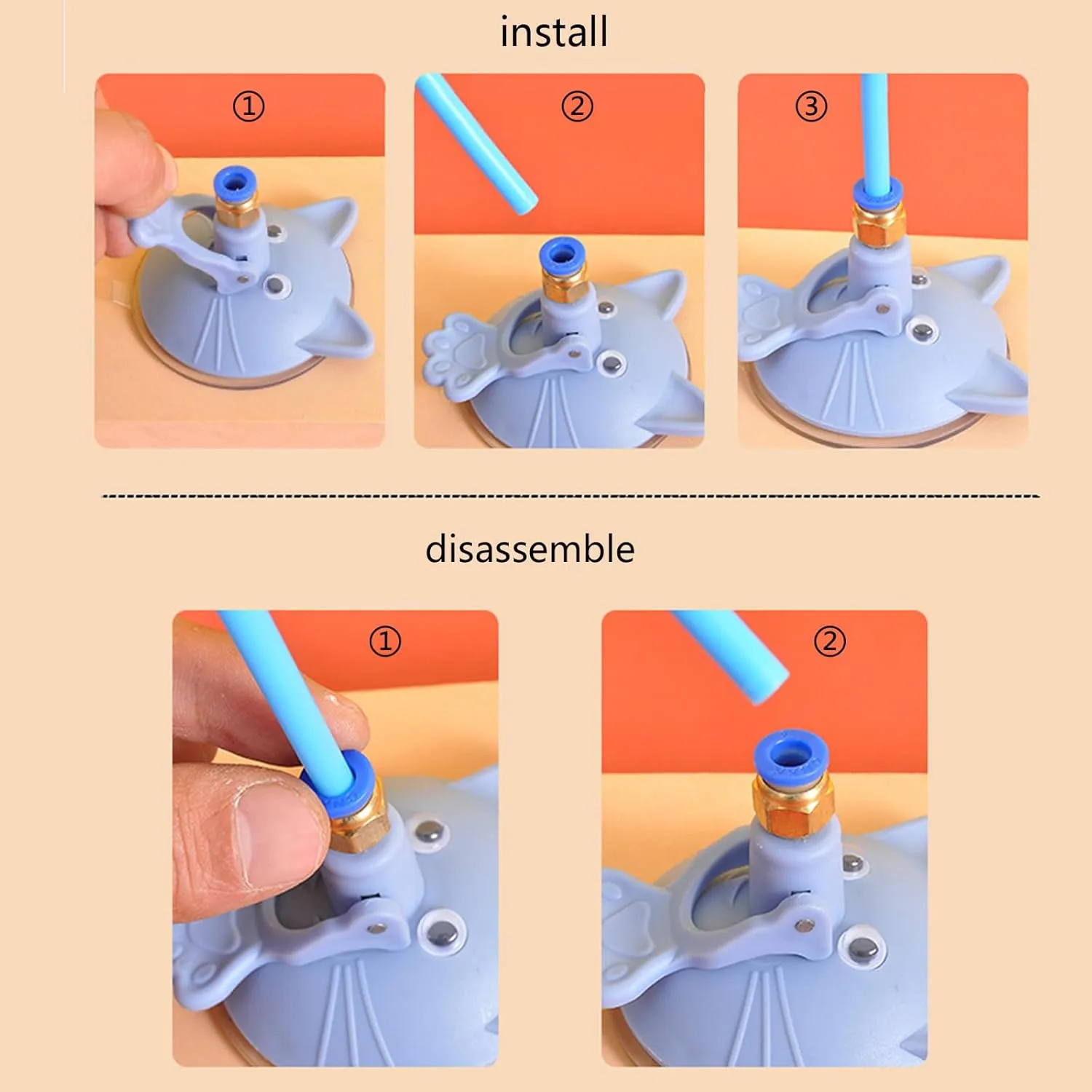 Interaction Suction Cup Cats Teasing Stick Toy Indoor Exercising Feathered Wand Rod Toy Cats Teasing Su