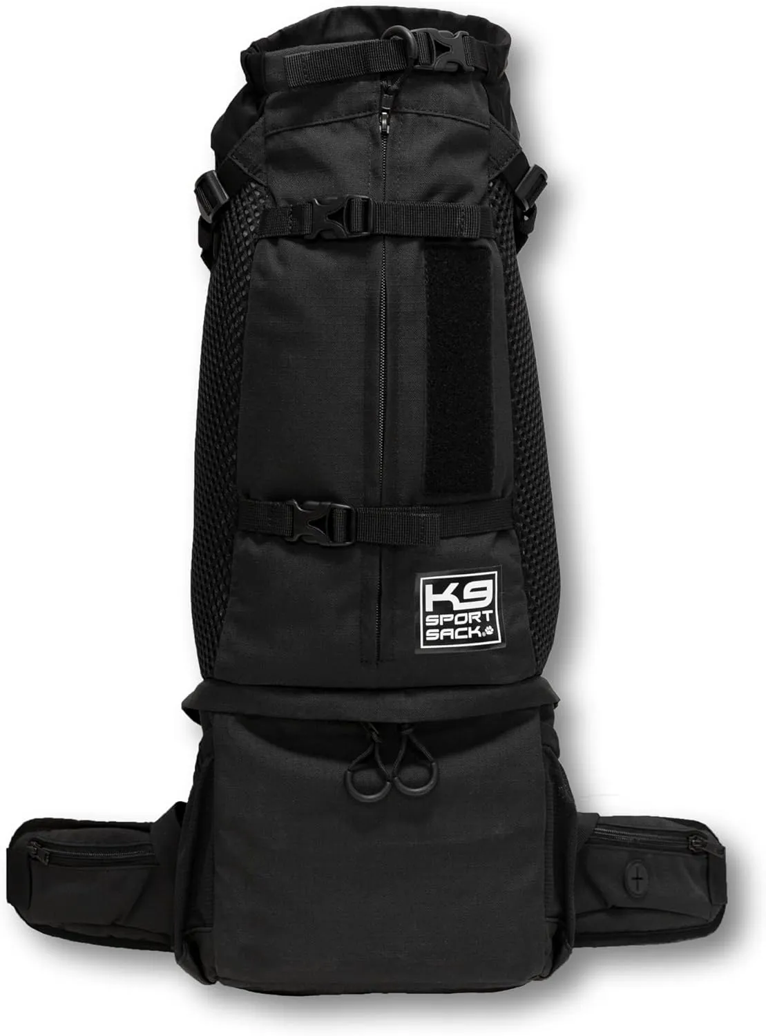 K9 Sport Sack Knavigate | Dog Carrier Dog Backpack for Most Dog Sizes | Front Facing Adjustable Dog Backpack Carrier | Veterinarian Approved (Small, Midnight Black)