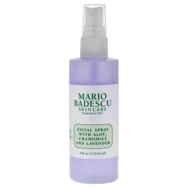Mario Badescu Facial Spray with Aloe, Chamomile and Lavender for All Skin Types | Face Mist that Hydrates and Restores Balance & Brightness