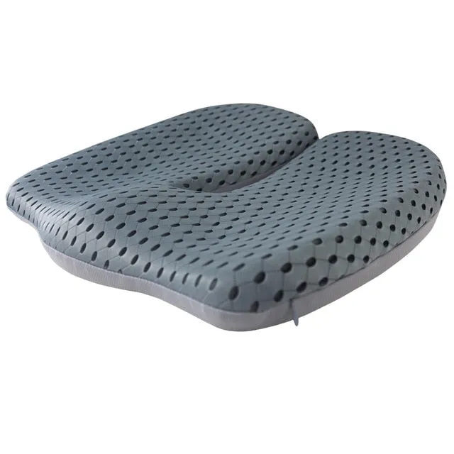 Memory Foam Seat Cushion For Back Pain Coccyx Orthopedic Car Office Chair