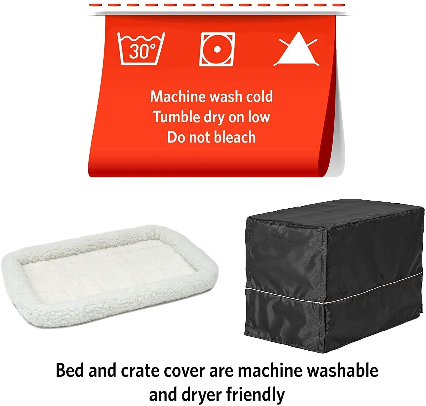 Midwest iCrate Dog Crate Kit - 2 Door Dog Crate, Fleece pet Bed, Crate Cover, Food and Water Bowls - Midwest Homes for Pets iCrate Dog Crate Kit