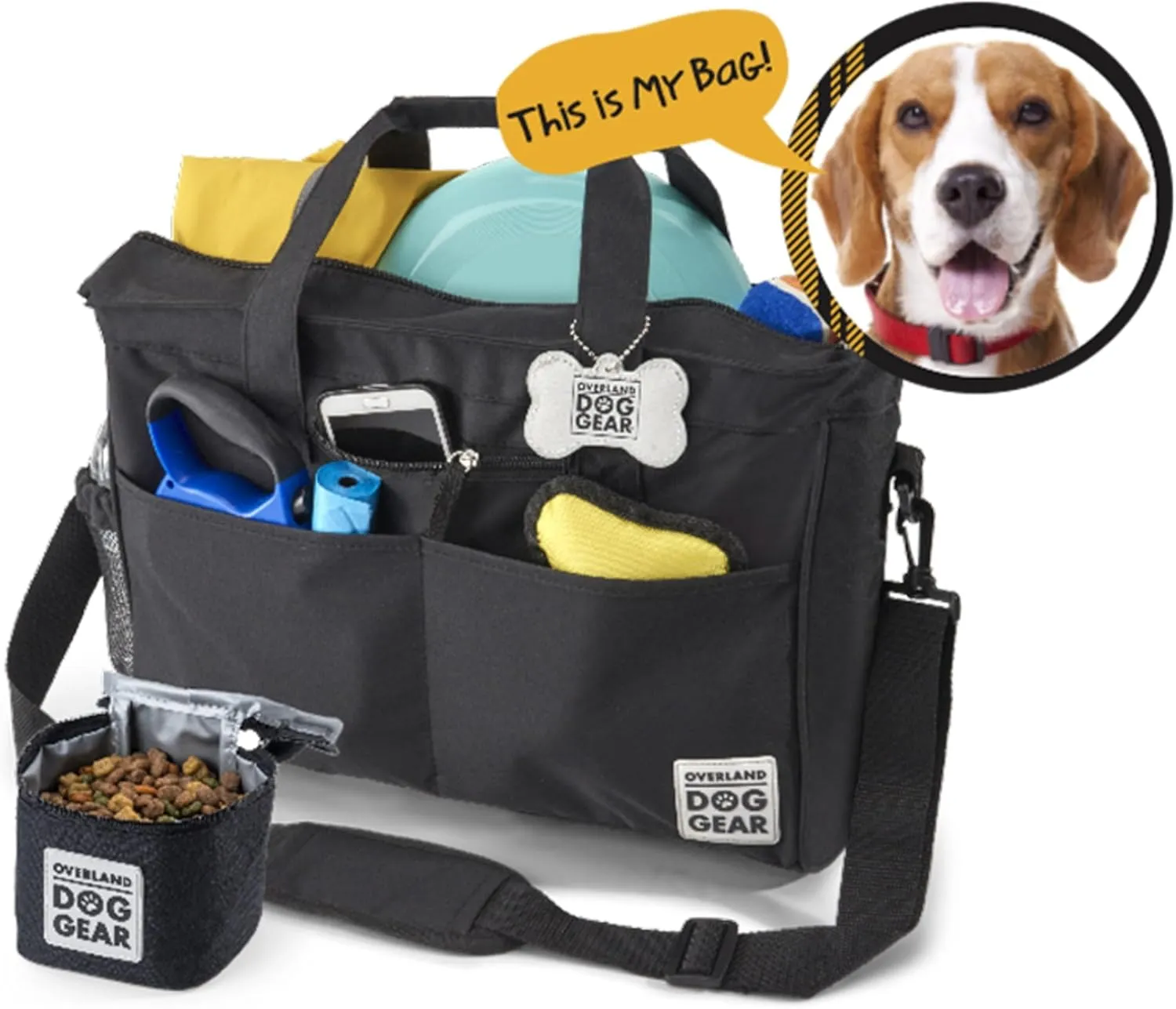 Mobile Dog Gear Day Away Tote Bag Black One Size