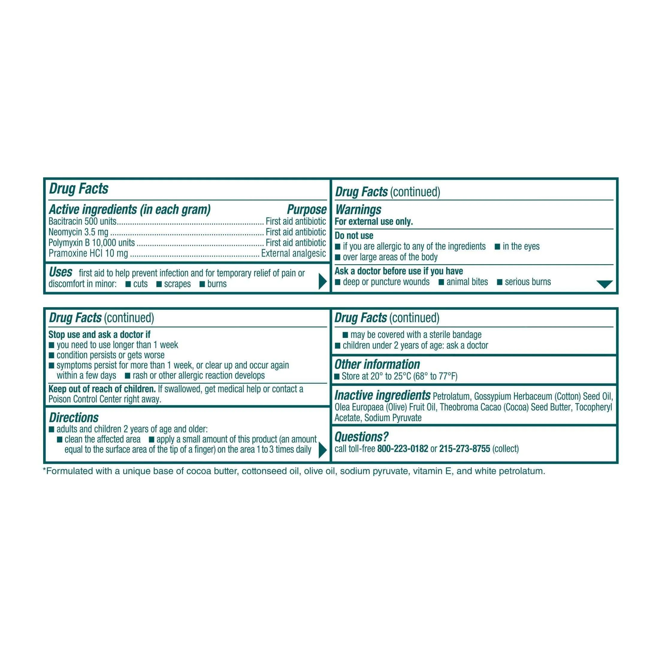 Neosporin   Pain   Itch   Scar First Aid Antibiotic Ointment - 1 Oz