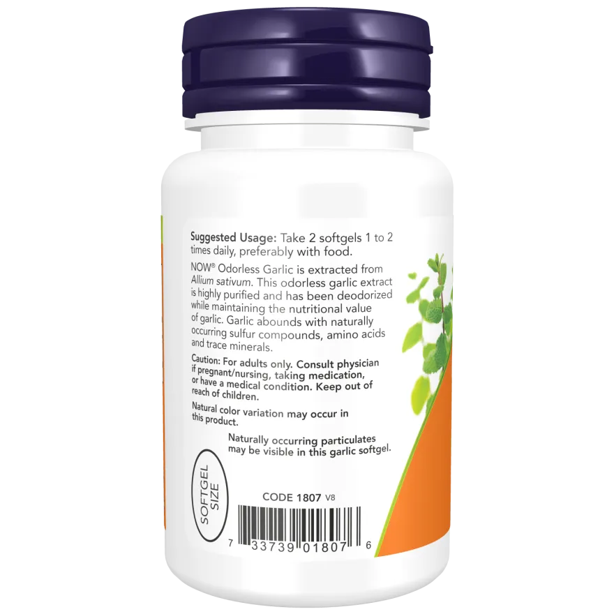 Odorless Garlic Softgels