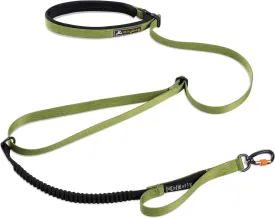 OllyDog Flagstaff Adjustable Spring Leash, Shock Absorbing, Bungee Dog Leash with Carabiner, Hand-Held or Waist-Worn Lead, Convenient for Running, Biking, and Hiking (Cactus Woodgrain)