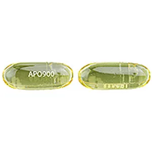 Omega-3-Acid Ethyl Esters Capsules 1 gram 120 Liquid Gel Capsules - Apotex (Rx)