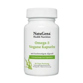 OMEGA-3 VEGAN, 1376mg 751 DHA, 375 EPA, algae oil, capsules