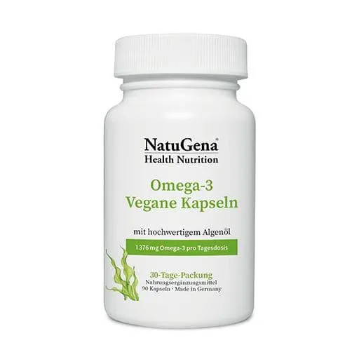 OMEGA-3 VEGAN, 1376mg 751 DHA, 375 EPA, algae oil, capsules