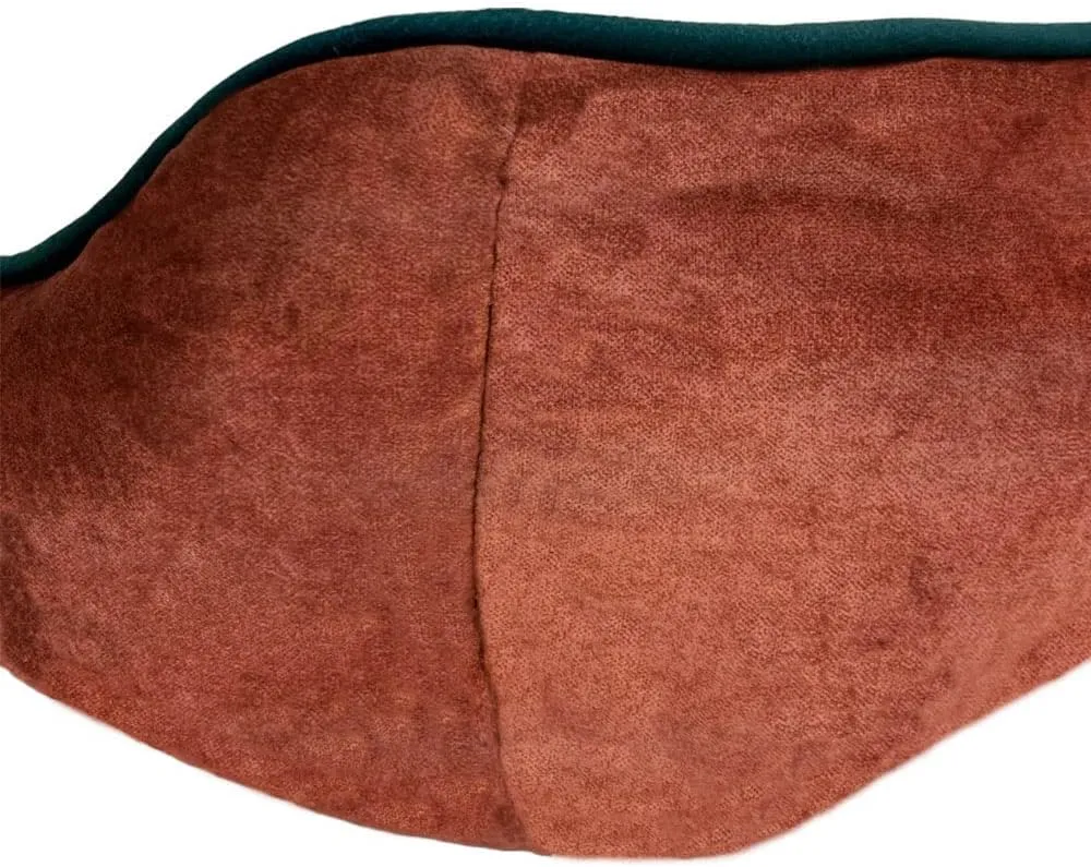 Otis & Claude Hi-Tech Pet Bed for Dogs and Cats, Machine Washable Sleeping Bed and Non-Slip Bottom Breathable Soft, Ultra-Plush, Medium - Cashmere Red