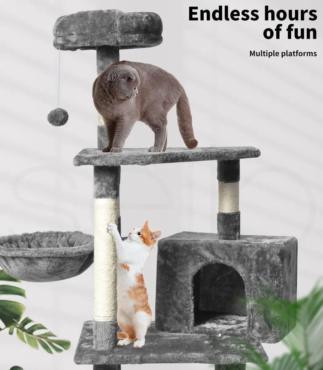 PaWz 130cm Cat Tower Scratching Climbing Post