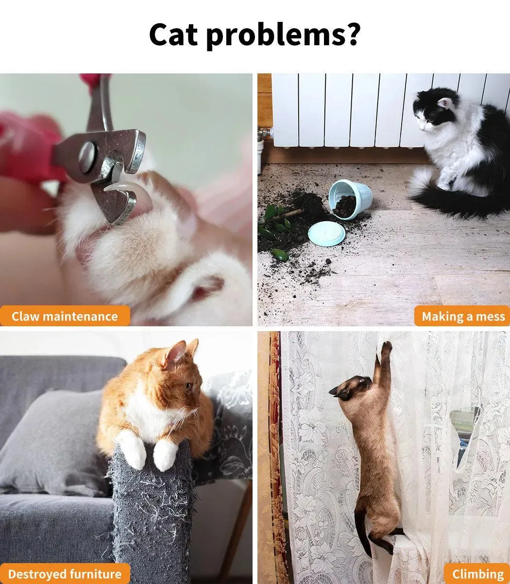 PaWz 130cm Cat Tower Scratching Climbing Post