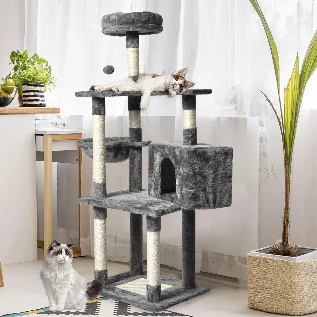 PaWz 130cm Cat Tower Scratching Climbing Post