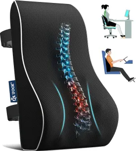 QUTOOL Lumbar Support Pillow for Office Chair