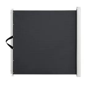 Retractable Safety Gate Stair Gate Folding Room Divider Barrier for Dogs Pets 115Lx82.5Hcm Grey