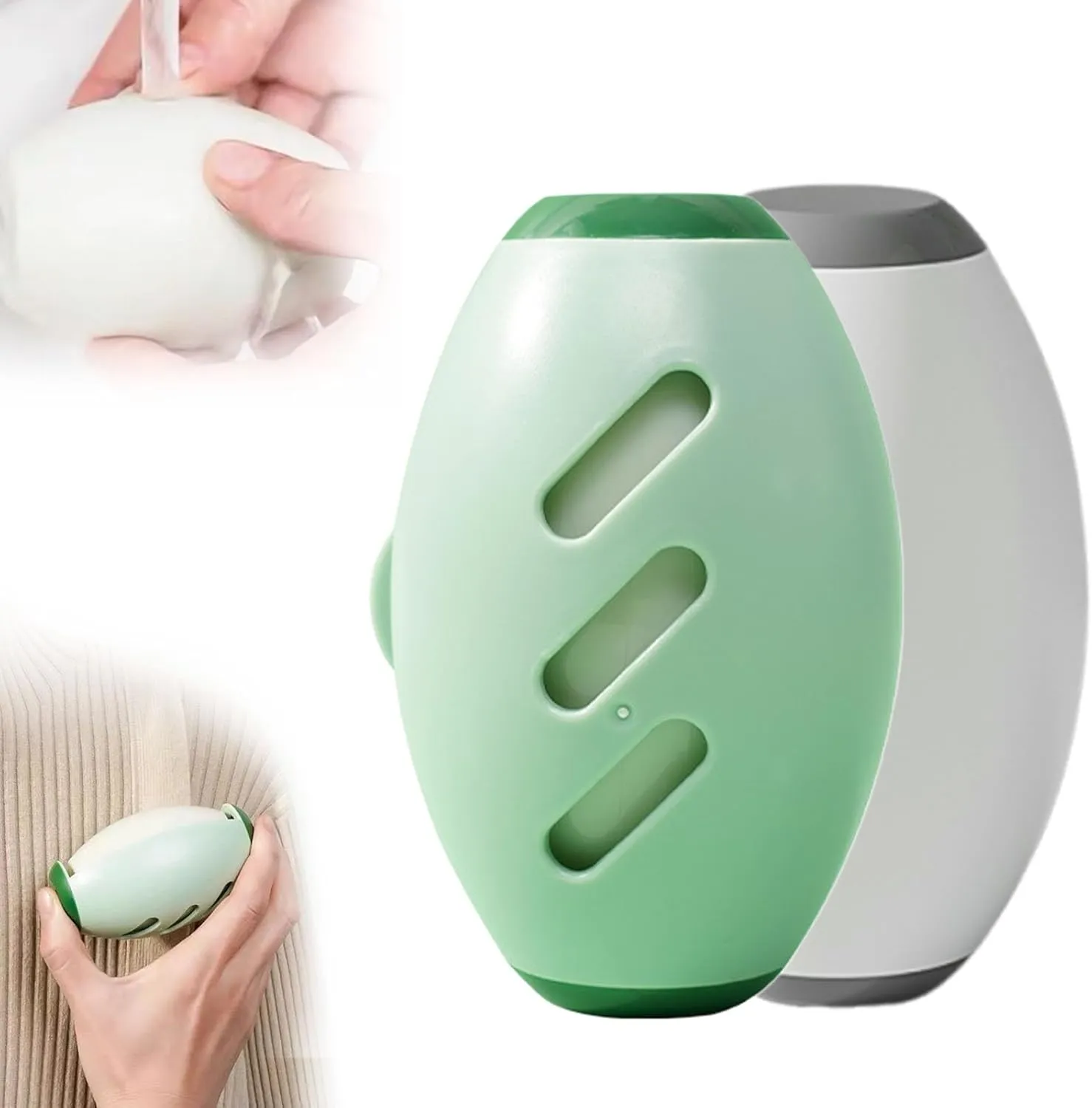 Reusable Silicone Lint Roller, 2025 Upgraded Washable Sticky Lint Roller Powerful Adhesion for Pet Hair and Dust Removal, Portable Home Travel Lint Remover for Clothes Bed Sofa (2pcsMixed)