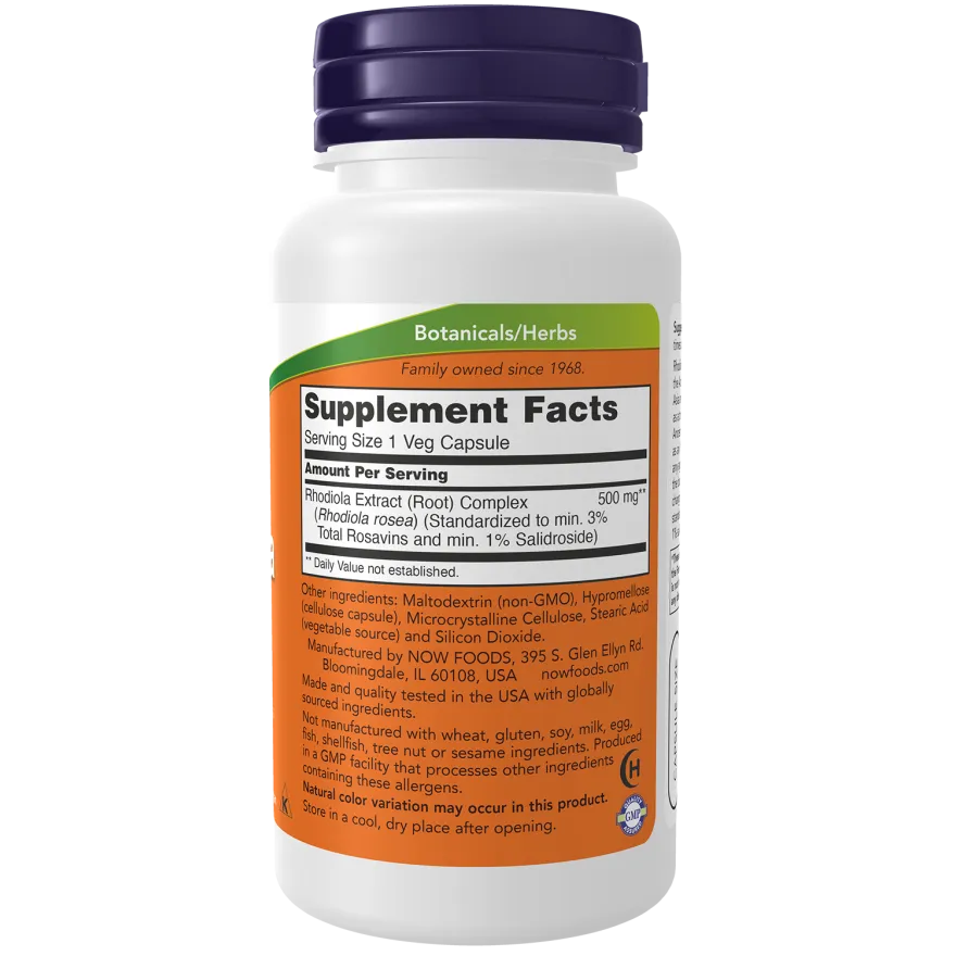 Rhodiola 500 mg Veg Capsules
