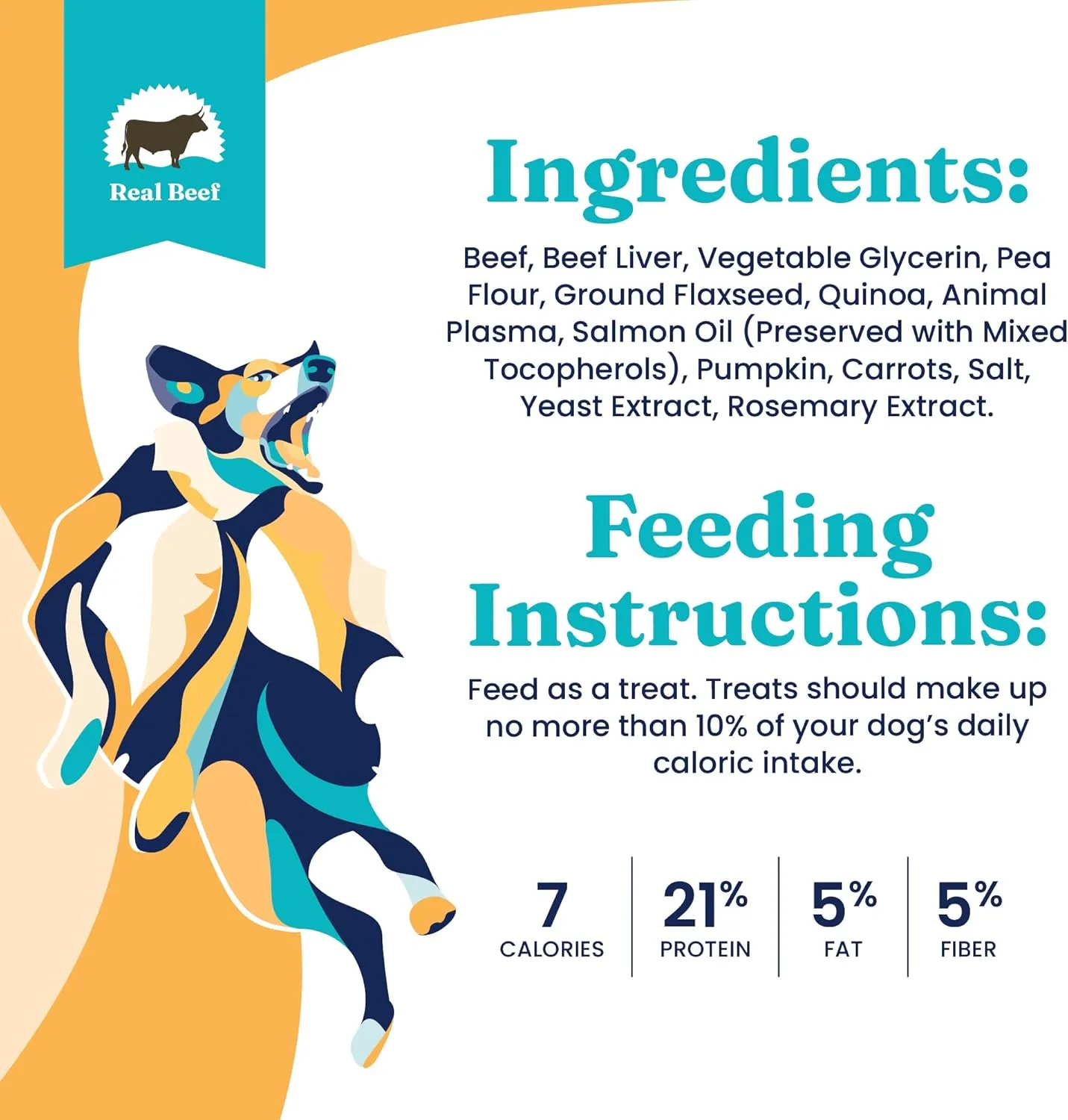 Solid Gold Healthy Dog Treats - Functional Treats for Training   Gut Health - Beef with Salmon Oil Healthy Training Treats for Dogs - 5.2 oz
