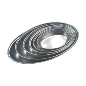 Stainless Steel Oval Vegetable Dish 12"
