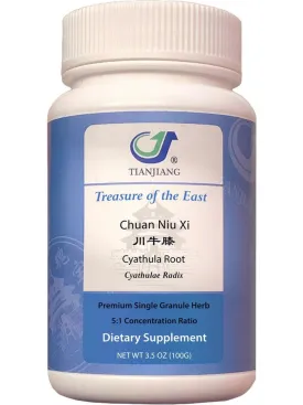 Treasure of the East, Chuan Niu Xi, Cyathula Root, 5:1 Extract Granules, 100 grams