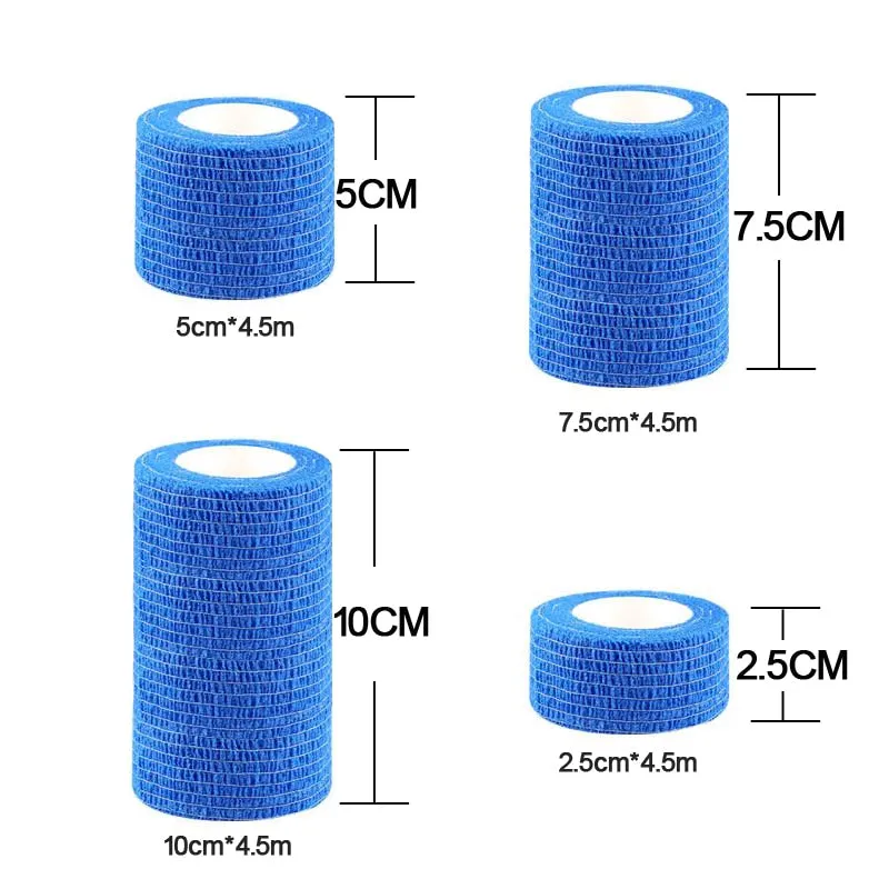 Waterproof Self-Adhesive Elastic Bandage Treatment Gauze Wrap Emergency Muscle Tape