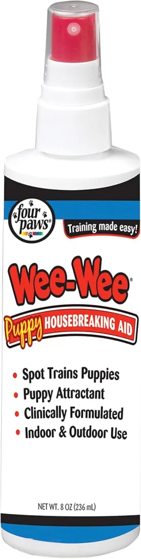 WEE Four Paws Puppy Dog Housebreaking Aid, 8 oz Spray